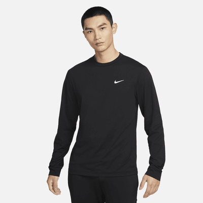 Nike Dri FIT UV Hyverse Men s Long Sleeve Fitness Top